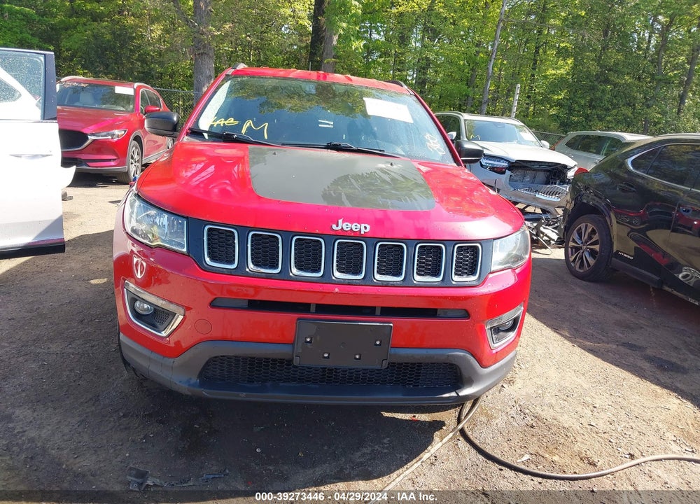2018 JEEP COMPASS SPORT 4X4 VIN: 3C4NJDAB0JT213545