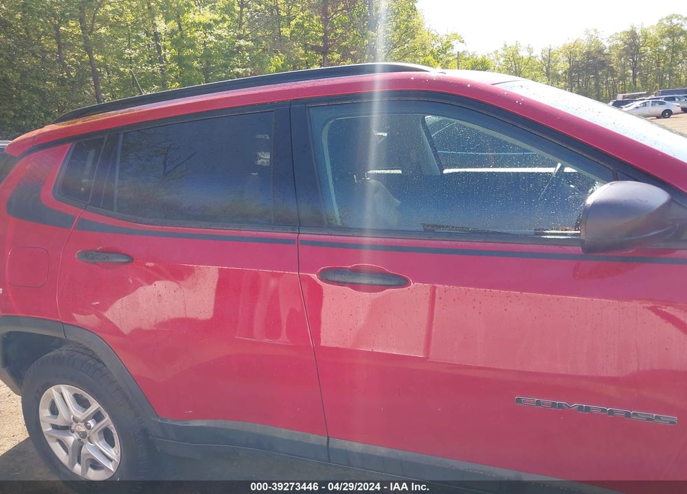 2018 JEEP COMPASS SPORT 4X4 VIN: 3C4NJDAB0JT213545