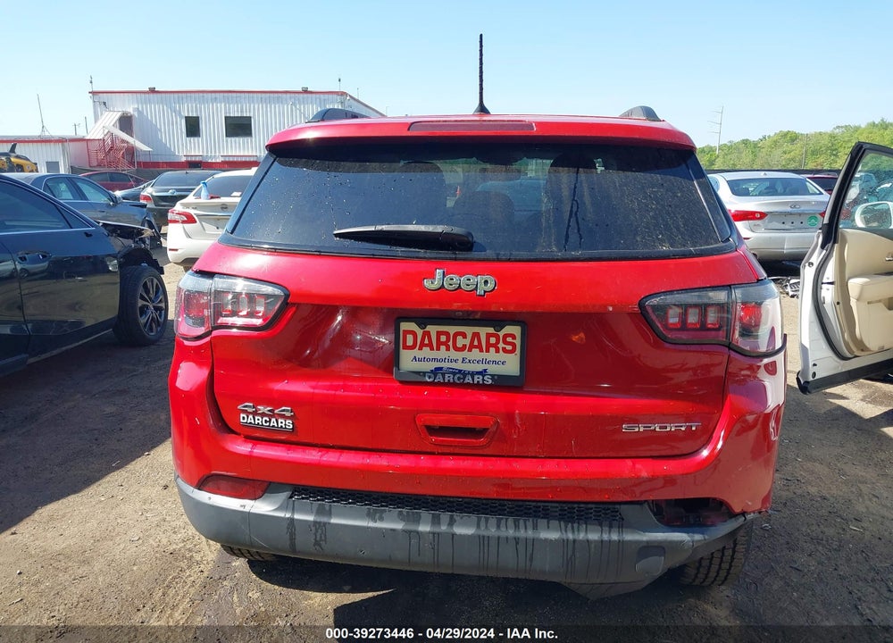 2018 JEEP COMPASS SPORT 4X4 VIN: 3C4NJDAB0JT213545