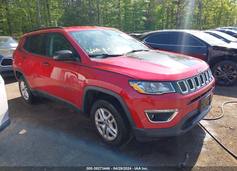 2018 JEEP COMPASS SPORT 4X4 VIN: 3C4NJDAB0JT213545