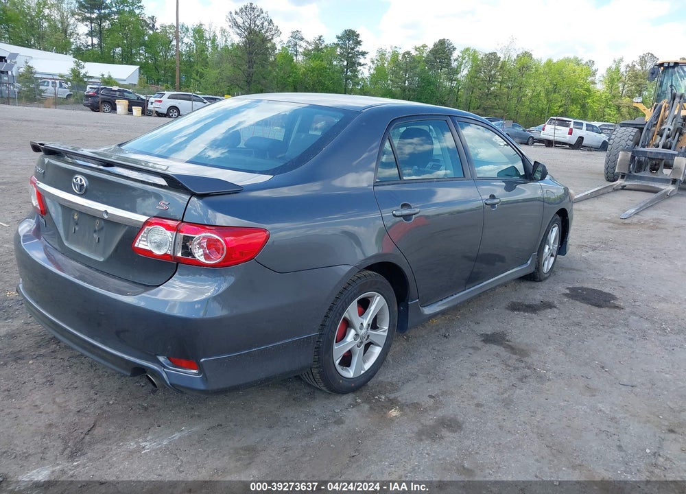 2013 TOYOTA COROLLA S VIN: 2T1BU4EE5DC122177