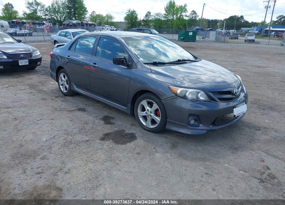 2013 TOYOTA COROLLA S VIN: 2T1BU4EE5DC122177