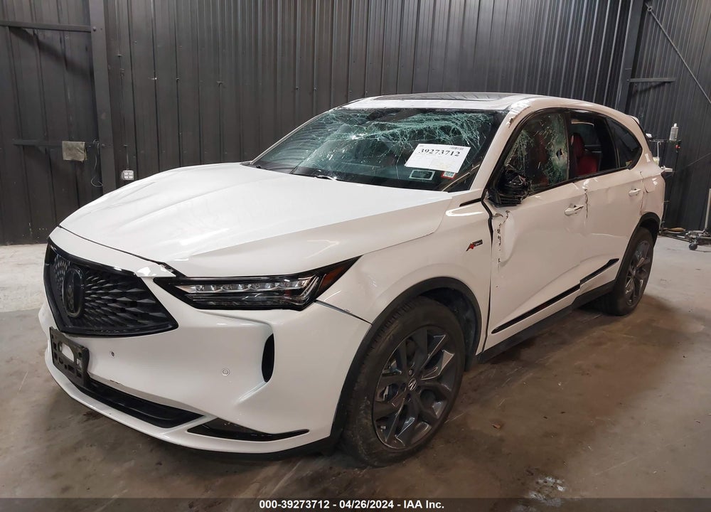 2022 ACURA MDX A-SPEC PACKAGE VIN: 5J8YE1H07NL032174