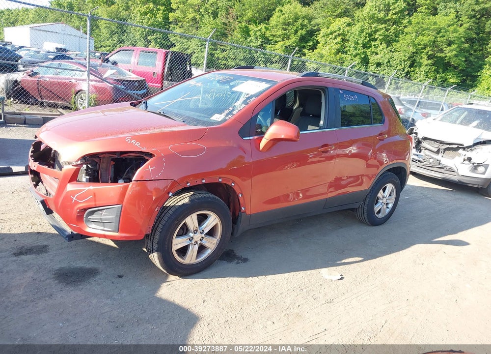 2014 CHEVROLET TRAX VIN: 3GNCJPEB8EL190175