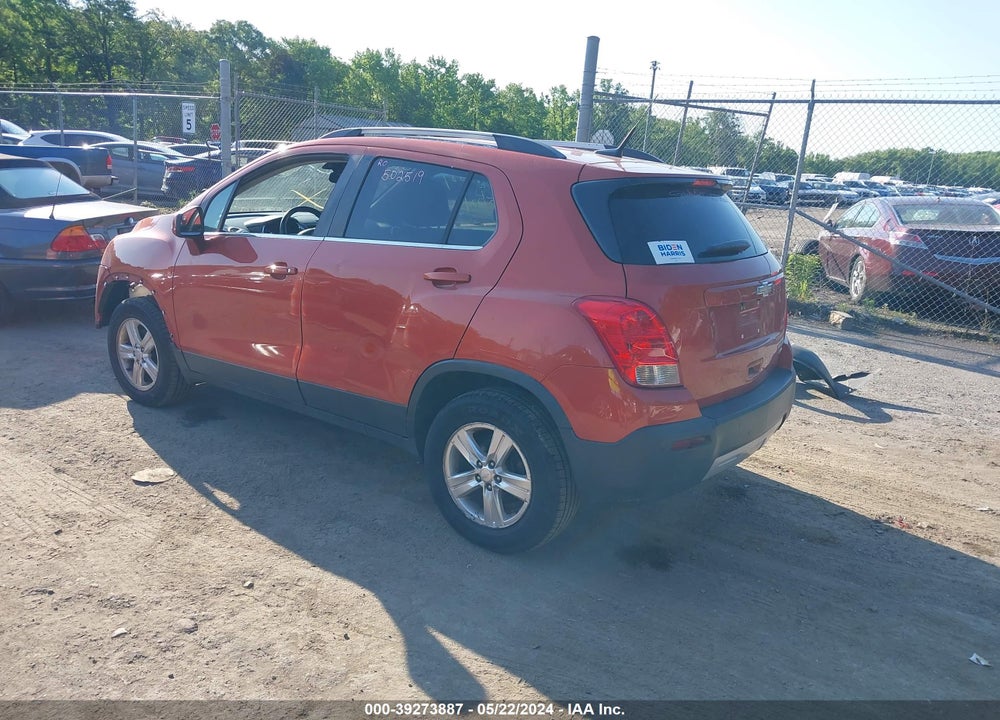 2014 CHEVROLET TRAX VIN: 3GNCJPEB8EL190175