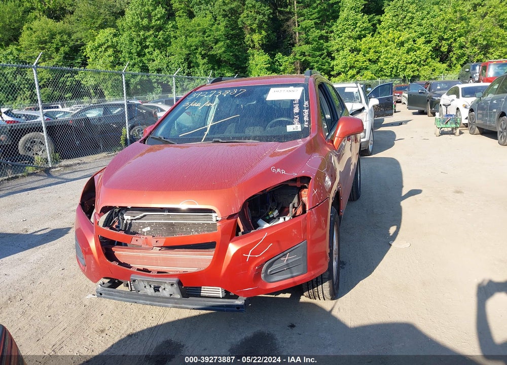 2014 CHEVROLET TRAX VIN: 3GNCJPEB8EL190175