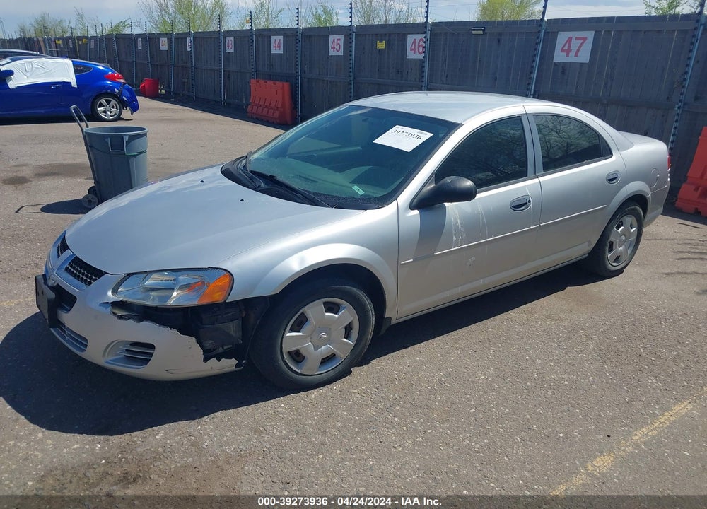 2004 DODGE STRATUS SE VIN: 1B3EL36R14N300225