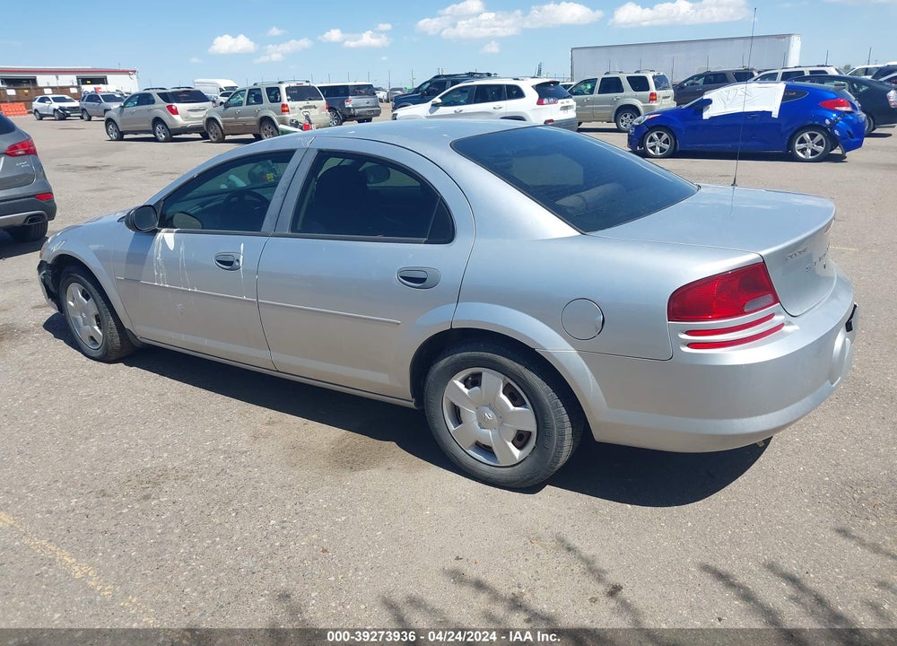 2004 DODGE STRATUS SE VIN: 1B3EL36R14N300225
