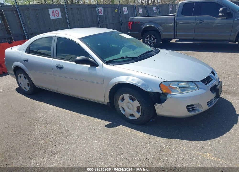 2004 DODGE STRATUS SE VIN: 1B3EL36R14N300225