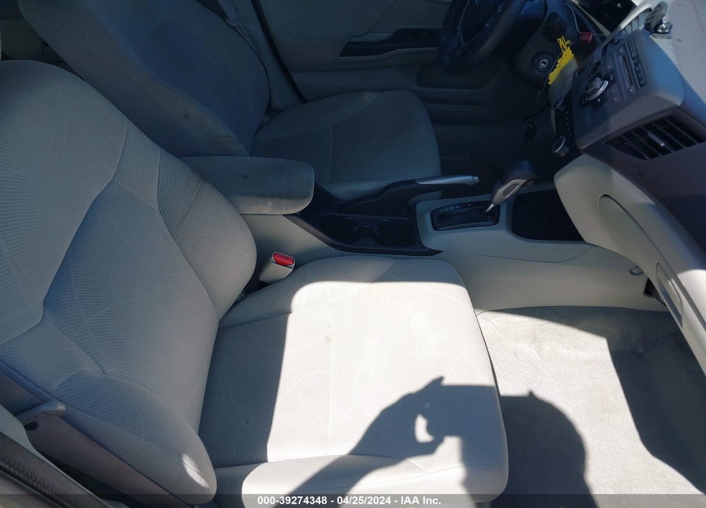 2012 HONDA CIVIC LX VIN: 19XFB2F5XCE077845