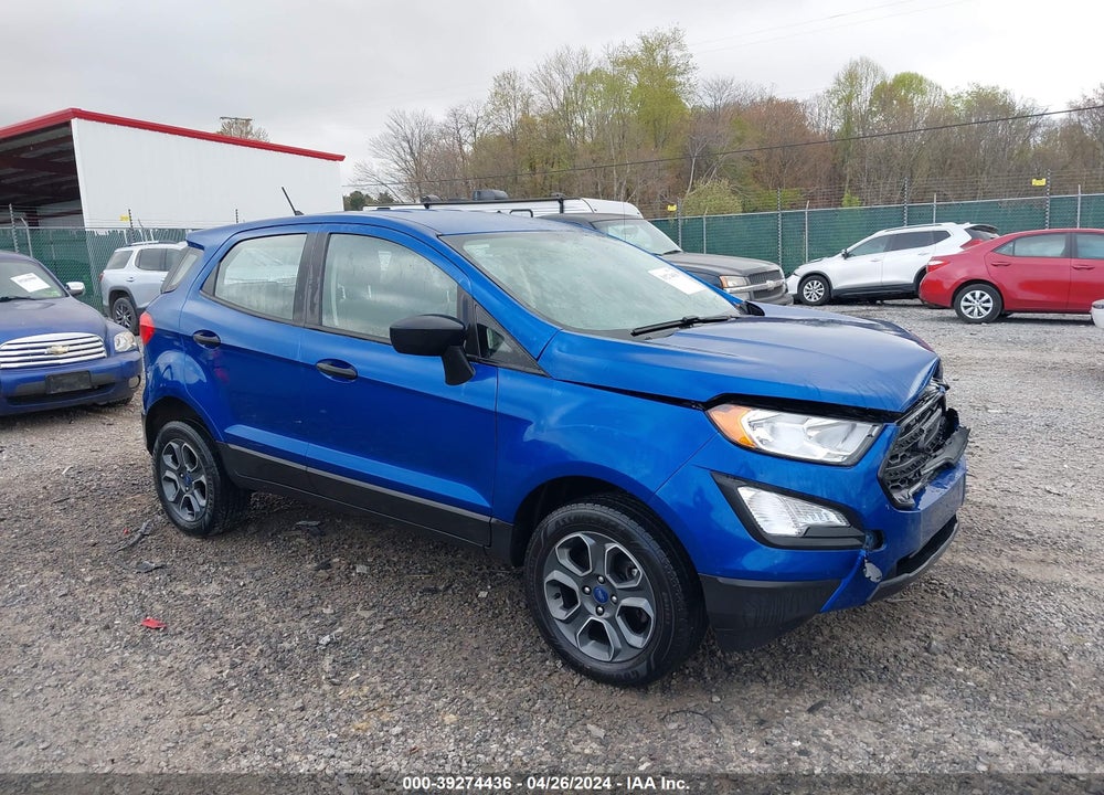 2021 FORD ECOSPORT S VIN: MAJ6S3FL8MC439030