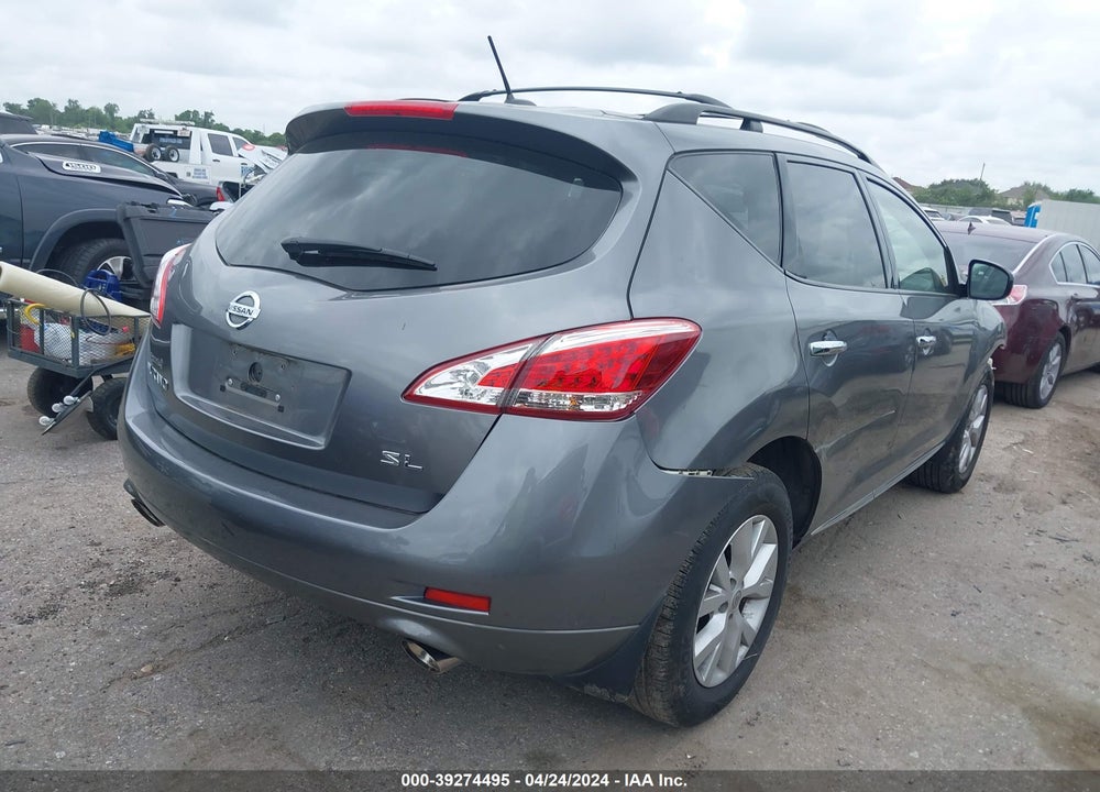 2014 NISSAN MURANO VIN: JN8AZ1MU7EW413863