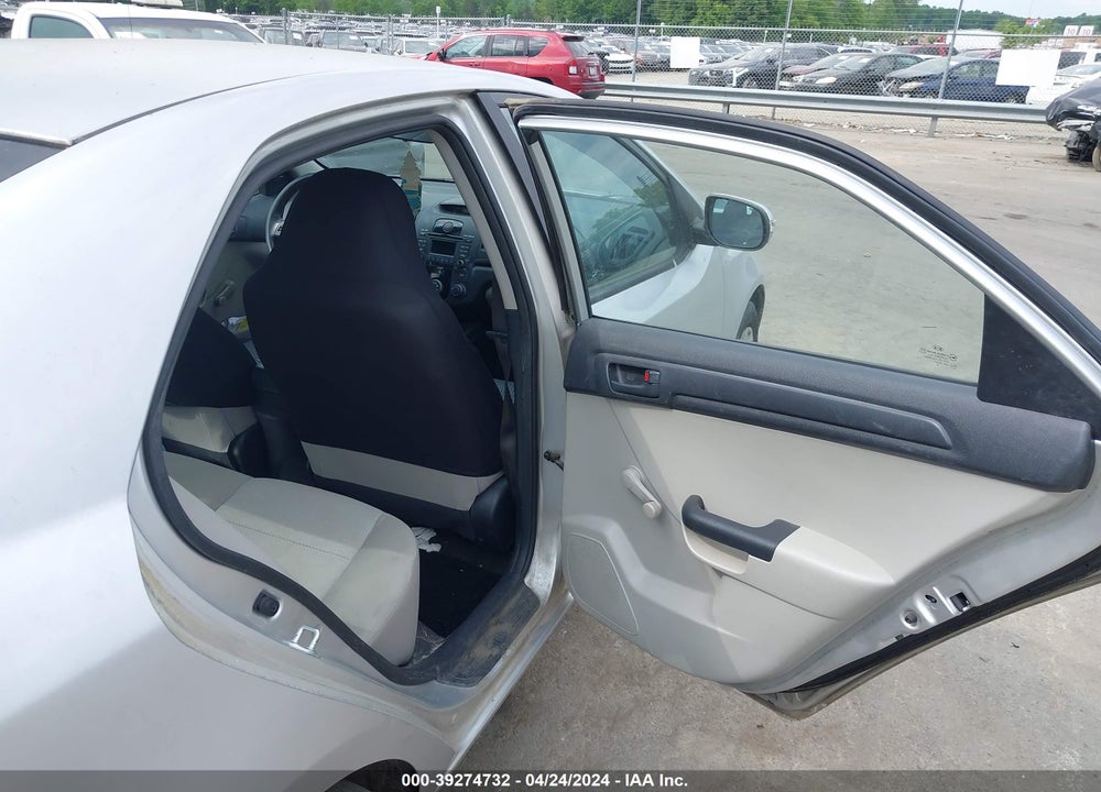 2010 KIA FORTE LX VIN: KNAFT4A28A5057167