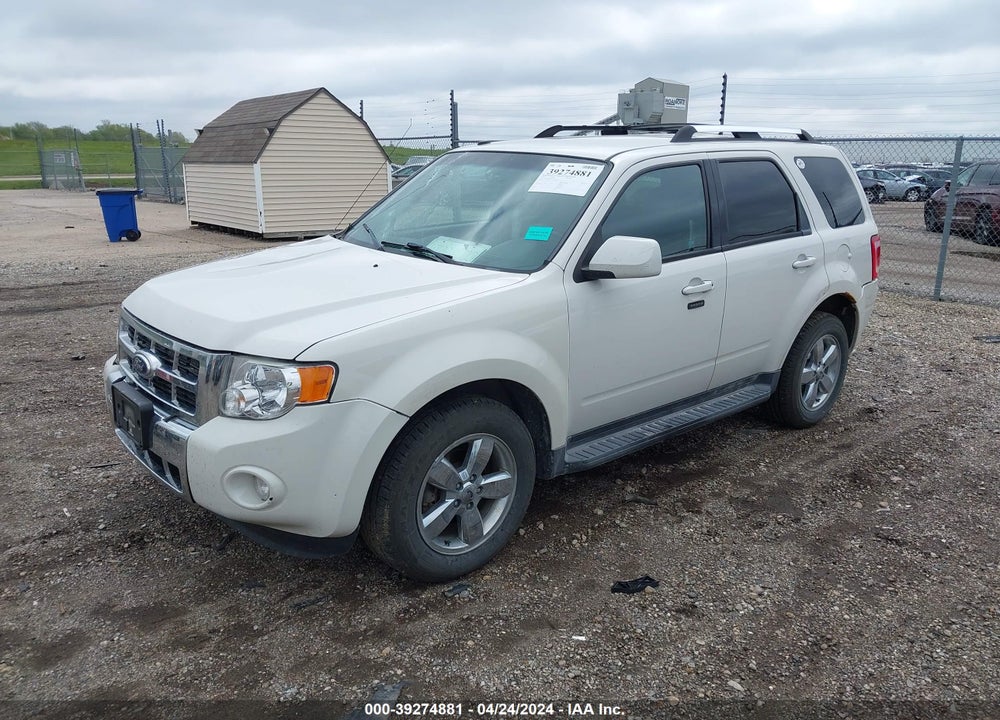 2010 FORD ESCAPE LIMITED VIN: 1FMCU9EG5AKC61766
