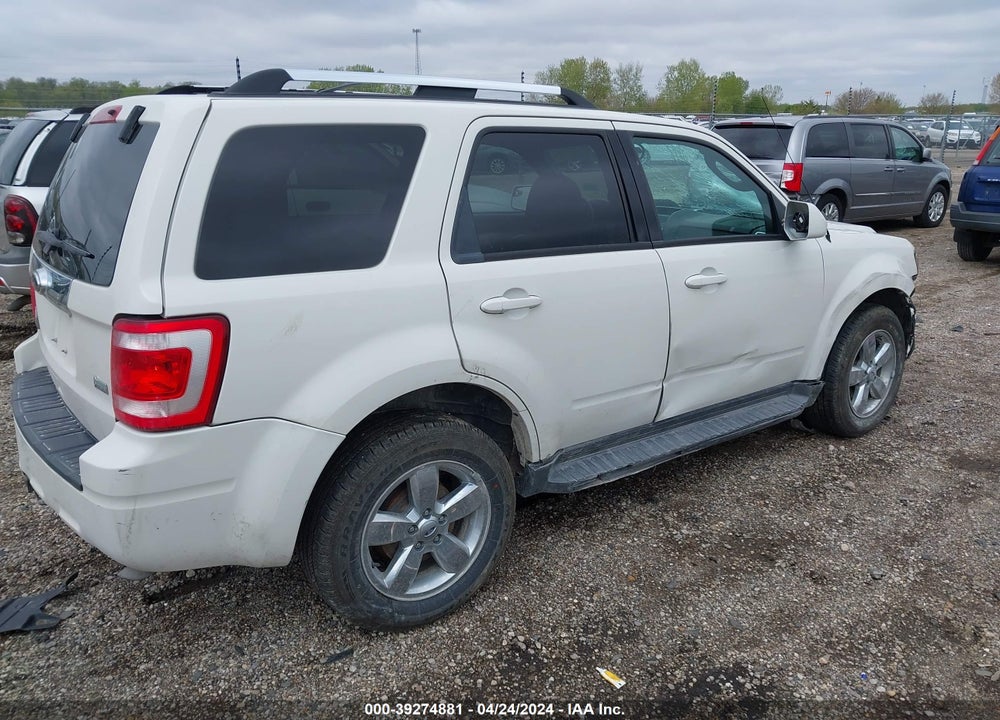 2010 FORD ESCAPE LIMITED VIN: 1FMCU9EG5AKC61766