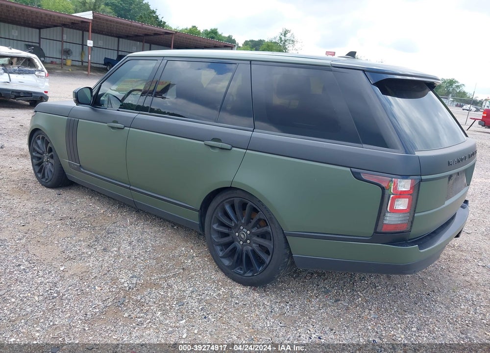 2016 LAND ROVER RANGE ROVER 5.0L V8 HOLLAND HOLLAND/5.0L V8 SUPERCHARGED AUTOBIOGRAPHY VIN: SALGV3EF4GA271364