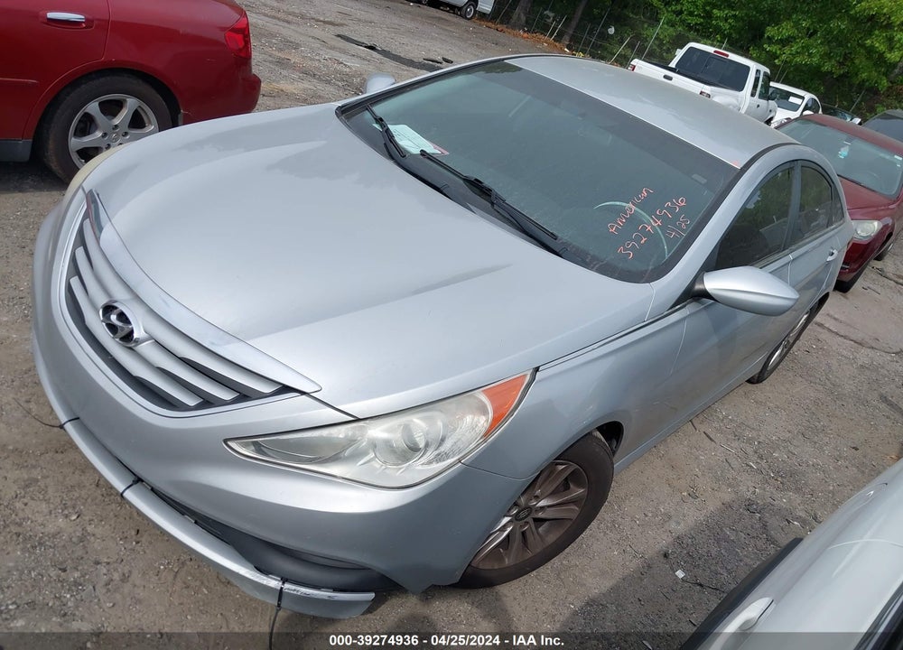 2014 HYUNDAI SONATA GLS VIN: 5NPEB4AC3EH873557