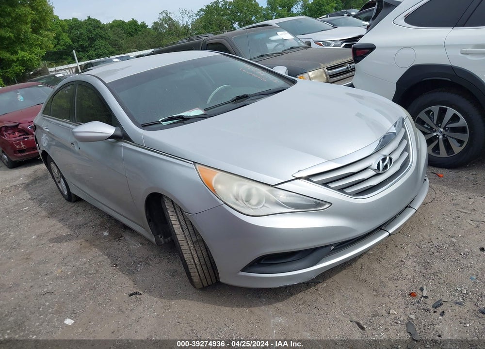 2014 HYUNDAI SONATA GLS VIN: 5NPEB4AC3EH873557