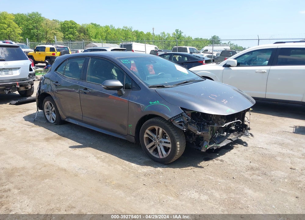 2022 TOYOTA COROLLA SE VIN: JTND4MBE2N3172148