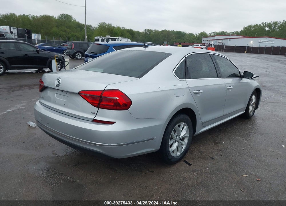 2016 VOLKSWAGEN PASSAT 1.8T S VIN: 1VWAS7A39GC036095
