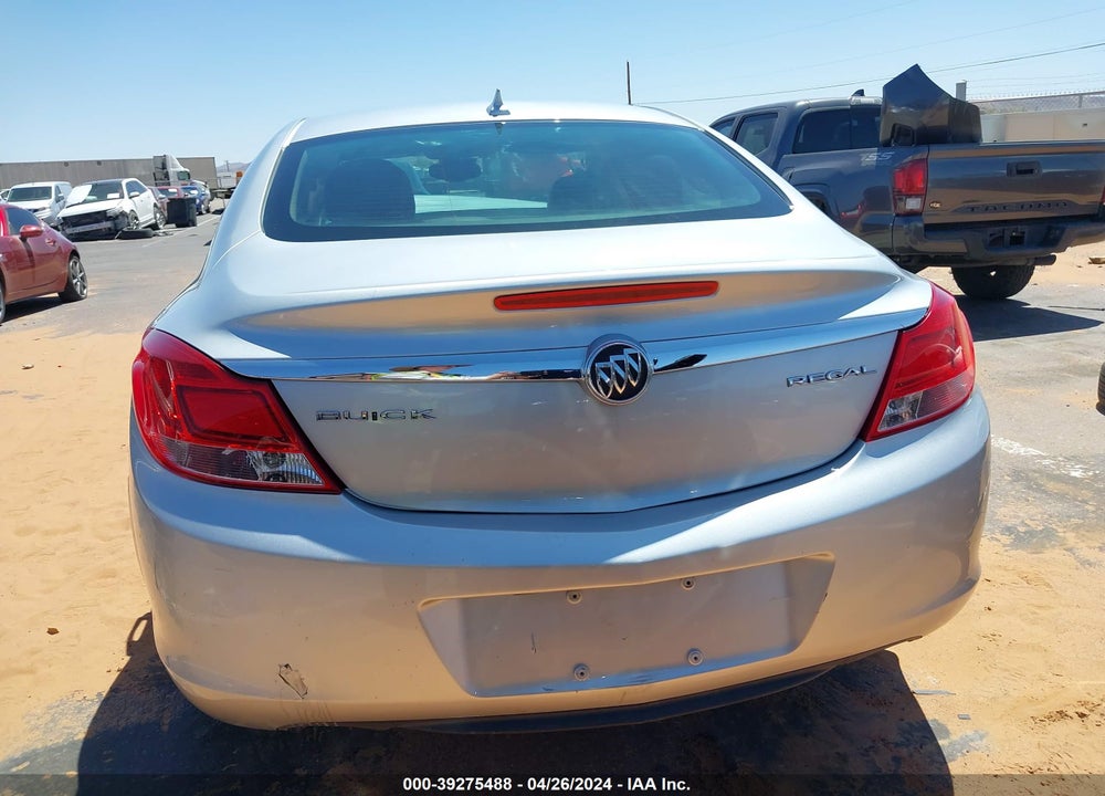 2012 BUICK REGAL VIN: 2G4GR5ER7C9211095