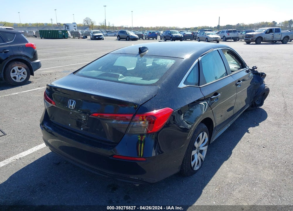 2023 HONDA CIVIC LX VIN: 2HGFE2F24PH553953