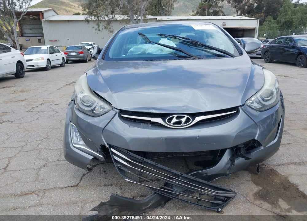 2016 HYUNDAI ELANTRA LIMITED VIN: KMHDH4AEXGU597166