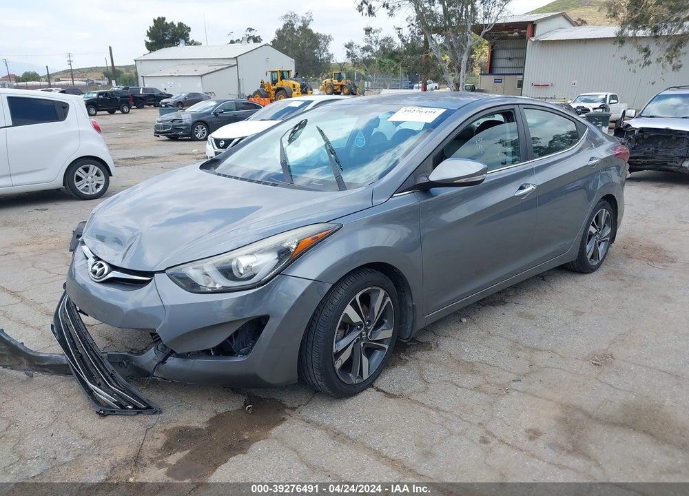 2016 HYUNDAI ELANTRA LIMITED VIN: KMHDH4AEXGU597166