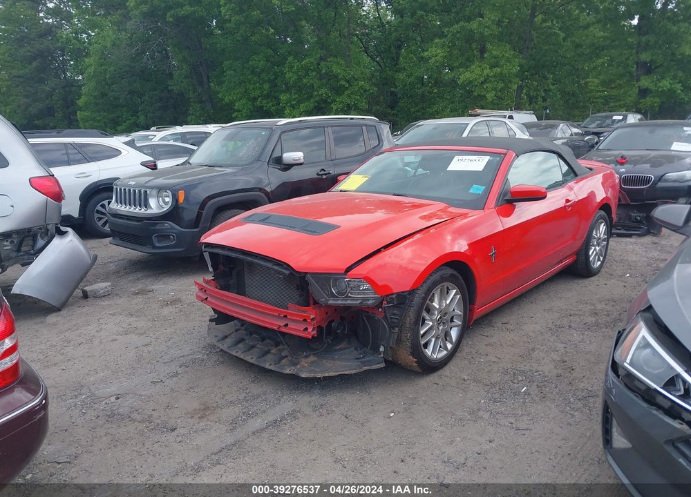 2014 FORD MUSTANG V6 PREMIUM VIN: 1ZVBP8EMXE5253204