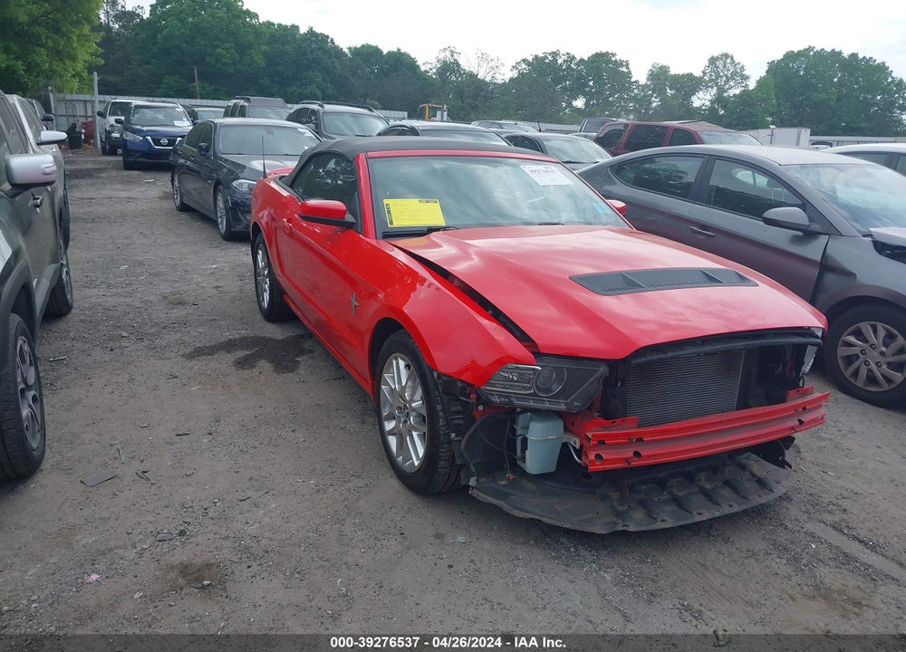 2014 FORD MUSTANG V6 PREMIUM VIN: 1ZVBP8EMXE5253204