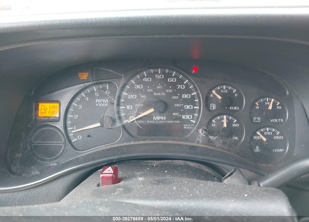 2002 CHEVROLET SILVERADO 1500 LS VIN: 2GCEK19T521200074