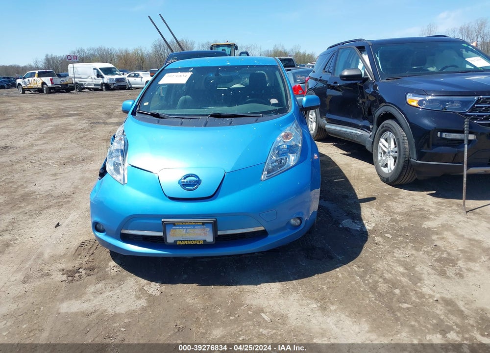 2013 NISSAN LEAF SL VIN: 1N4AZ0CP9DC412477