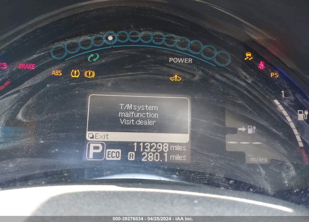 2013 NISSAN LEAF SL VIN: 1N4AZ0CP9DC412477
