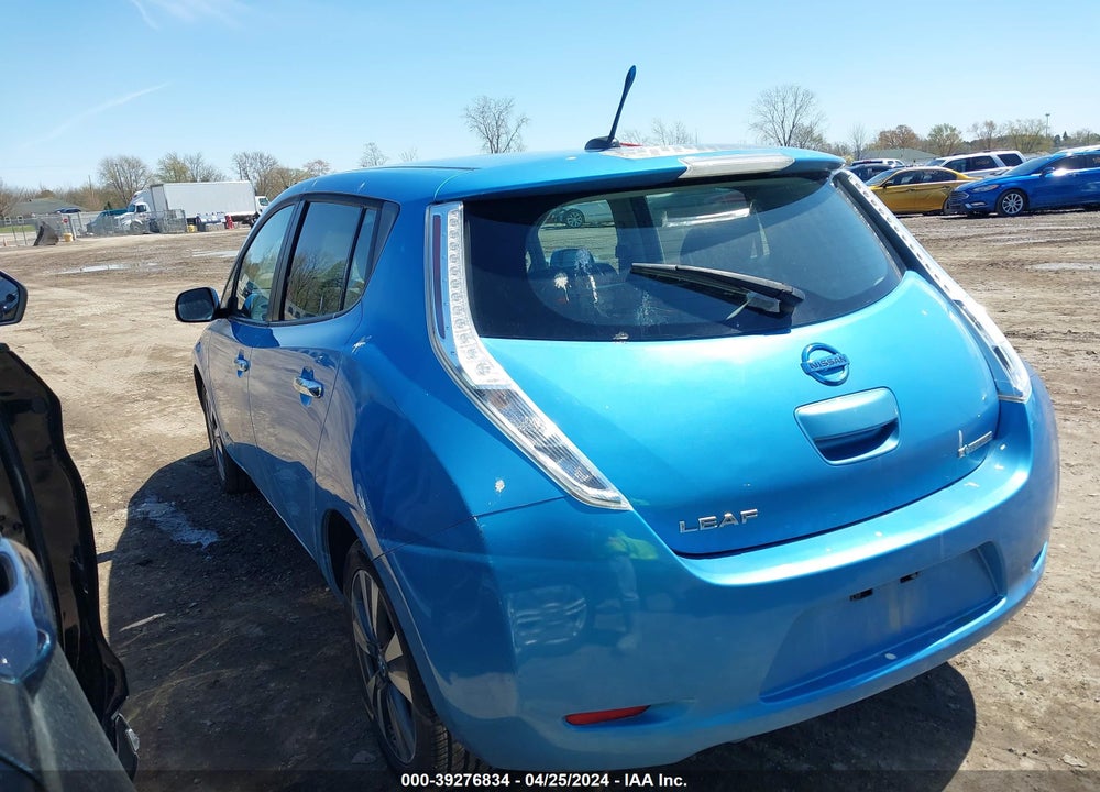 2013 NISSAN LEAF SL VIN: 1N4AZ0CP9DC412477
