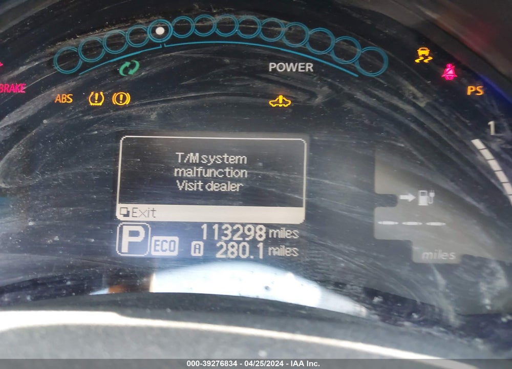 2013 NISSAN LEAF SL VIN: 1N4AZ0CP9DC412477