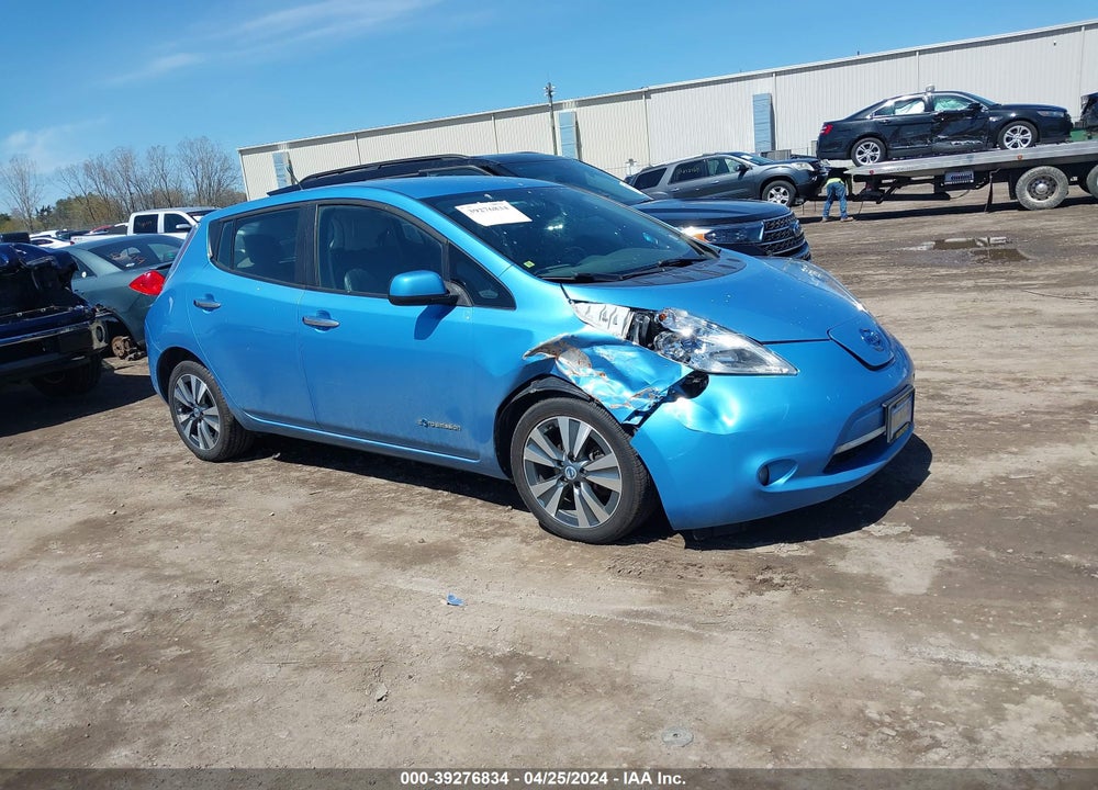 2013 NISSAN LEAF SL VIN: 1N4AZ0CP9DC412477
