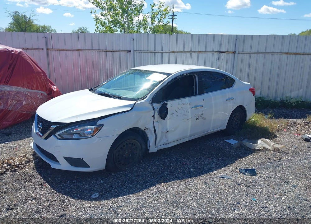 2016 NISSAN SENTRA S VIN: 3N1AB7AP6GY286975