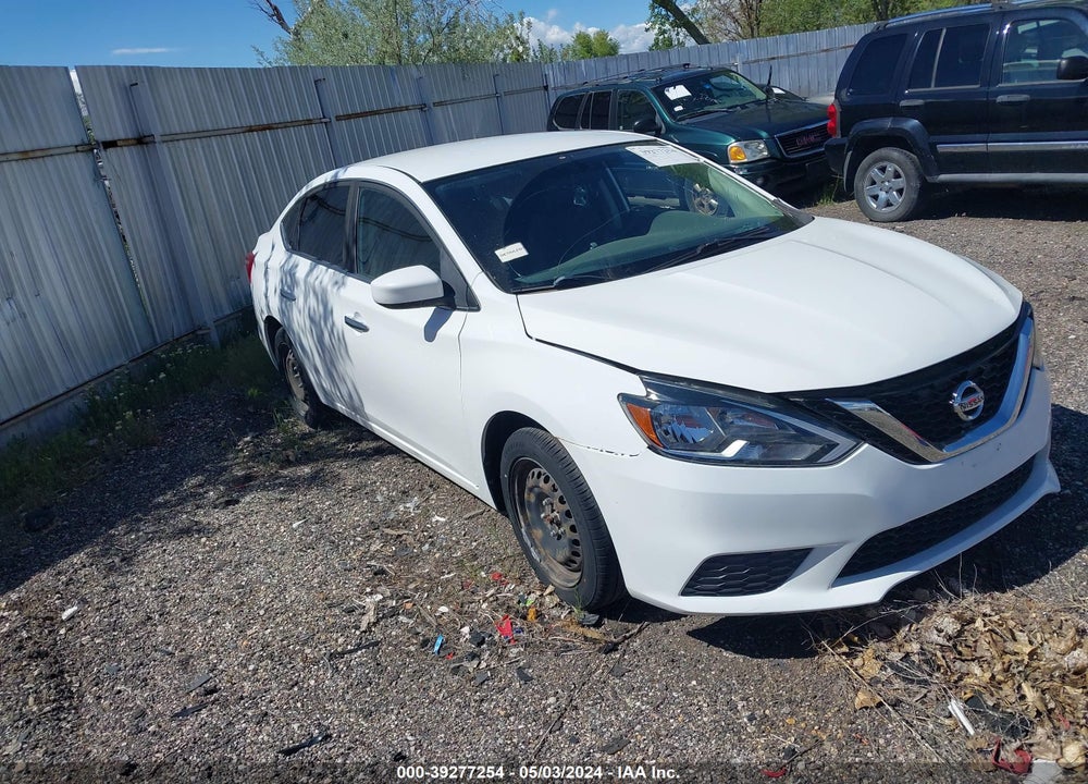 2016 NISSAN SENTRA S VIN: 3N1AB7AP6GY286975