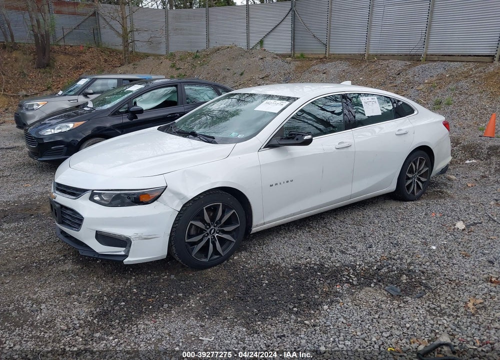 2018 CHEVROLET MALIBU LT VIN: 1G1ZD5ST7JF279647