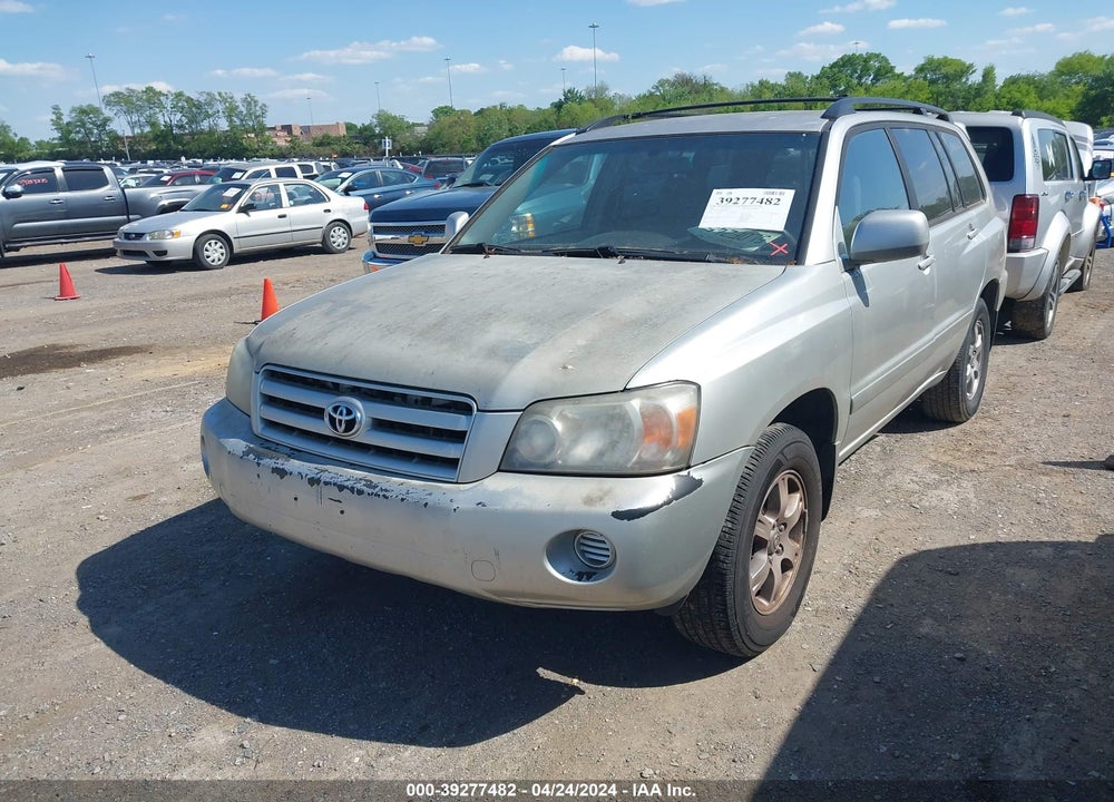 2005 TOYOTA HIGHLANDER V6 VIN: JTEDP21A150065555