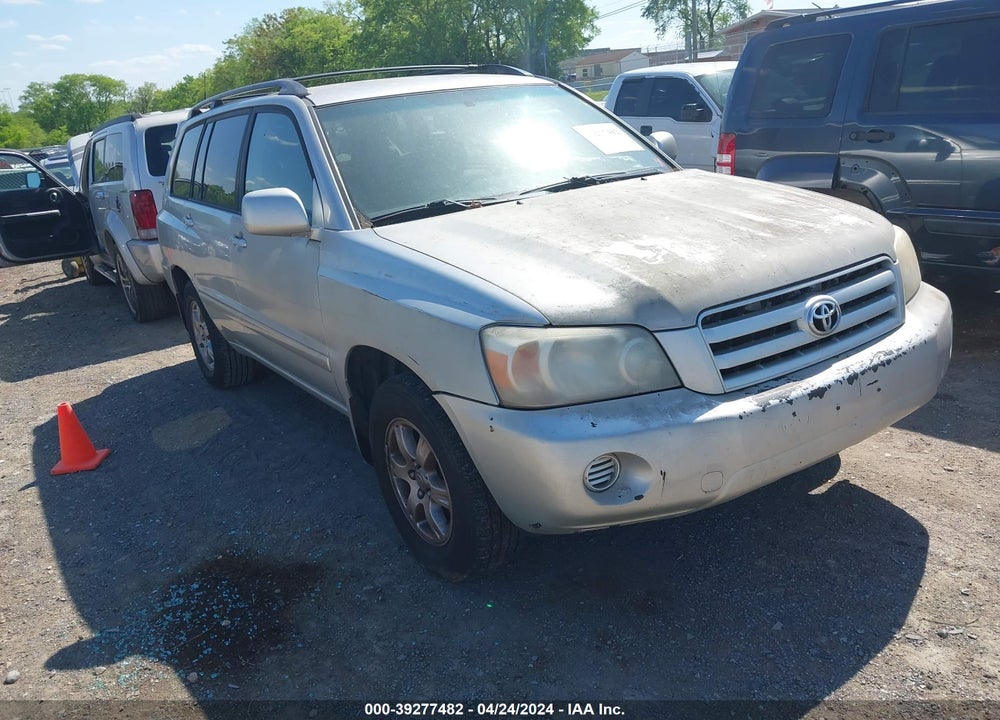 2005 TOYOTA HIGHLANDER V6 VIN: JTEDP21A150065555