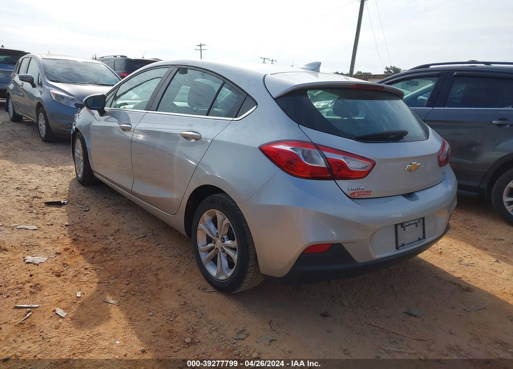 2019 CHEVROLET CRUZE LT VIN: 3G1BE6SM8KS523283