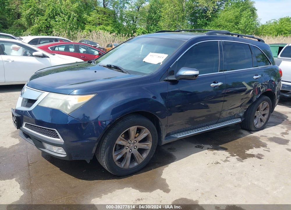 2011 ACURA MDX ADVANCE PACKAGE VIN: 2HNYD2H59BH538479