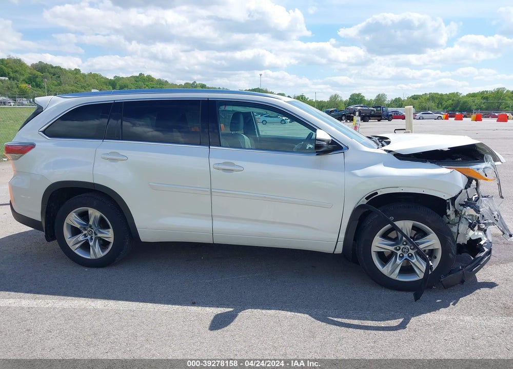 2016 TOYOTA HIGHLANDER LIMITED V6 VIN: 5TDDKRFH5GS293575