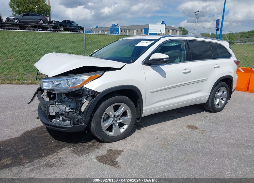 2016 TOYOTA HIGHLANDER LIMITED V6 VIN: 5TDDKRFH5GS293575