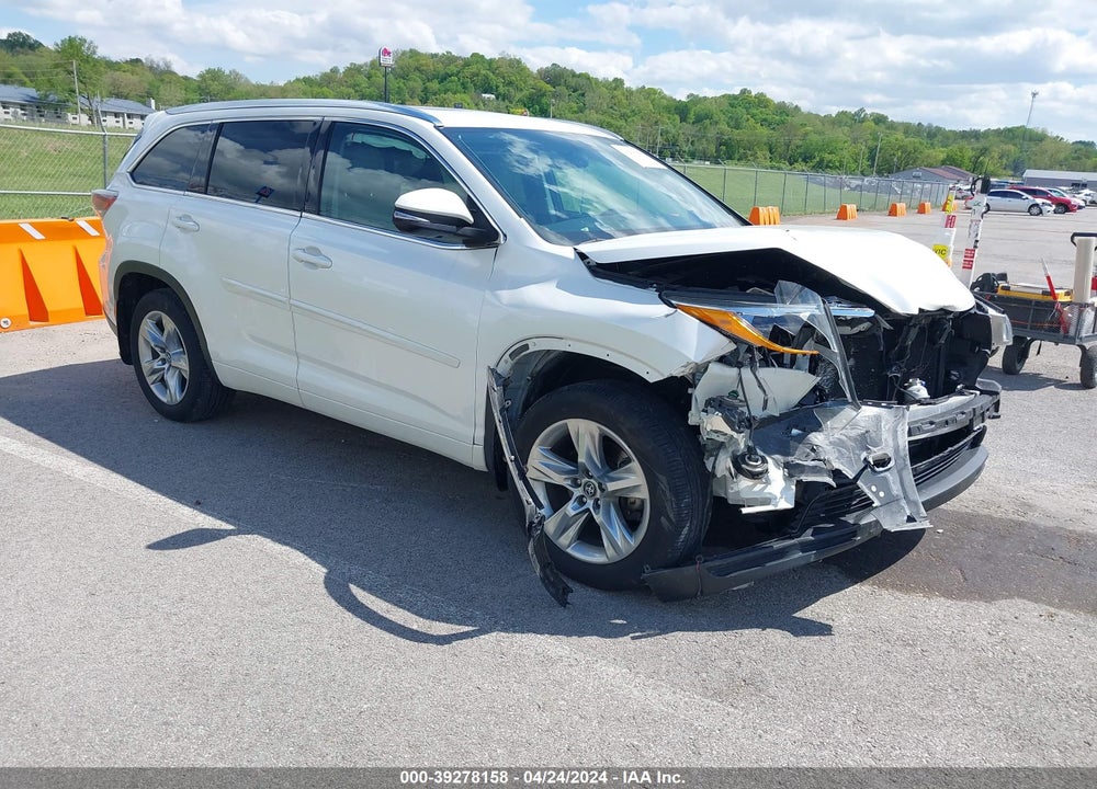 2016 TOYOTA HIGHLANDER LIMITED V6 VIN: 5TDDKRFH5GS293575