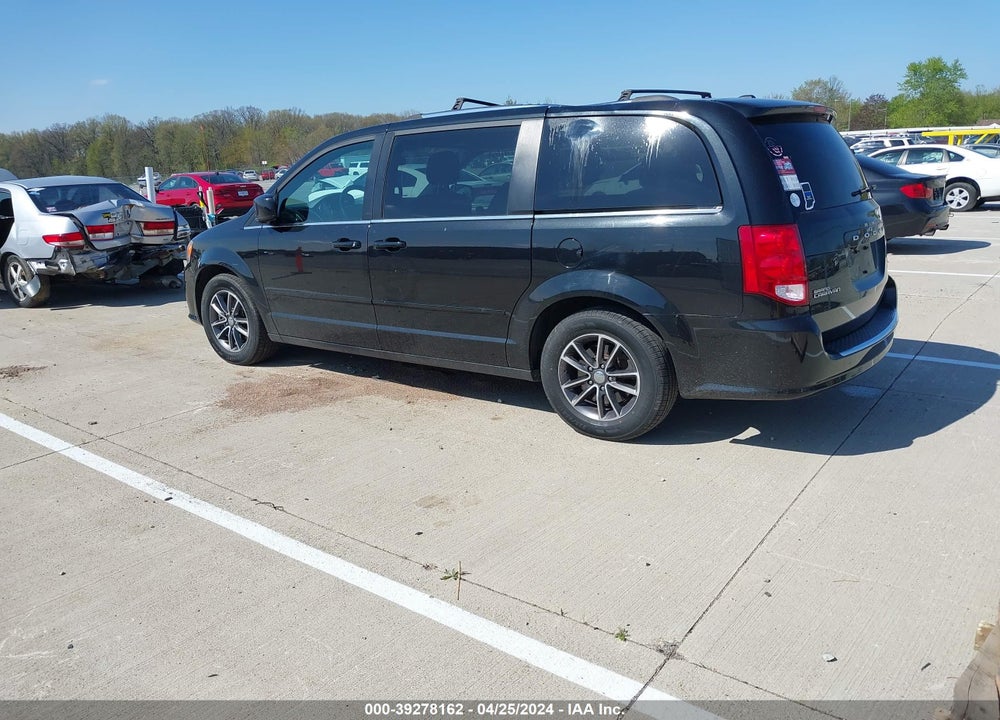 2017 DODGE GRAND CARAVAN SXT VIN: 2C4RDGCG6HR624772