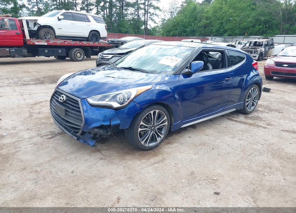 2016 HYUNDAI VELOSTER TURBO VIN: KMHTC6AE2GU302843