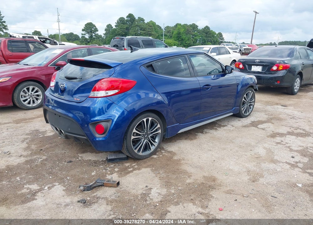 2016 HYUNDAI VELOSTER TURBO VIN: KMHTC6AE2GU302843