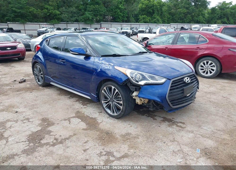 2016 HYUNDAI VELOSTER TURBO VIN: KMHTC6AE2GU302843